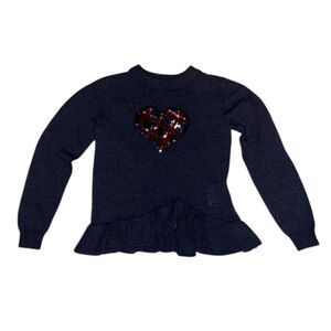 Primark navy ruffle sweater 2-3 years old